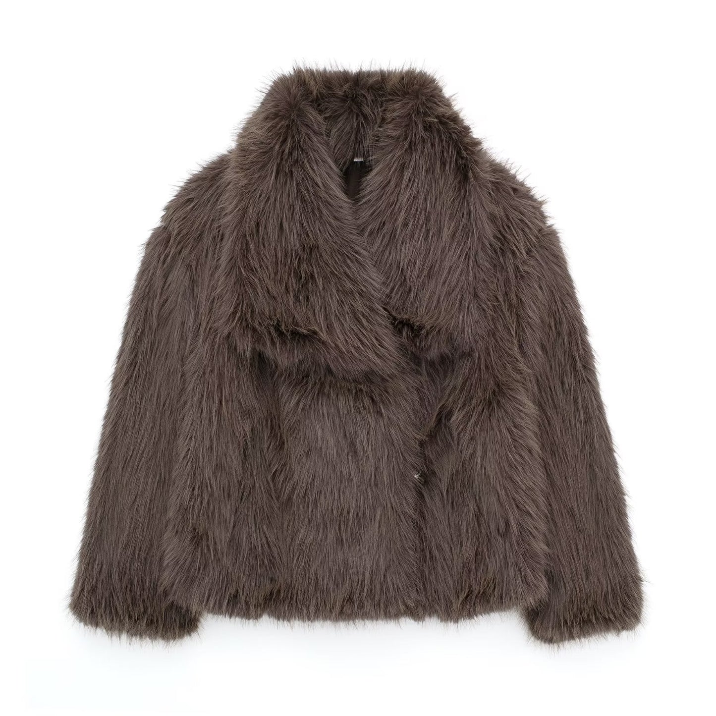 Veste d'hiver en peluche élégante