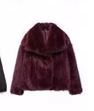 Veste d'hiver en peluche élégante