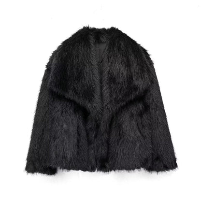 Veste d'hiver en peluche élégante